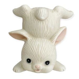 Homco White Bunny 1454 Figurine